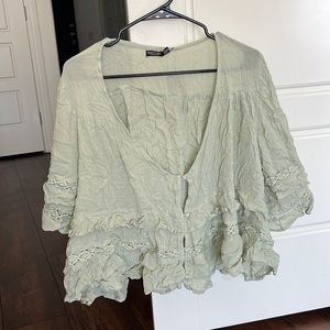 Nasty gal mint green summer top